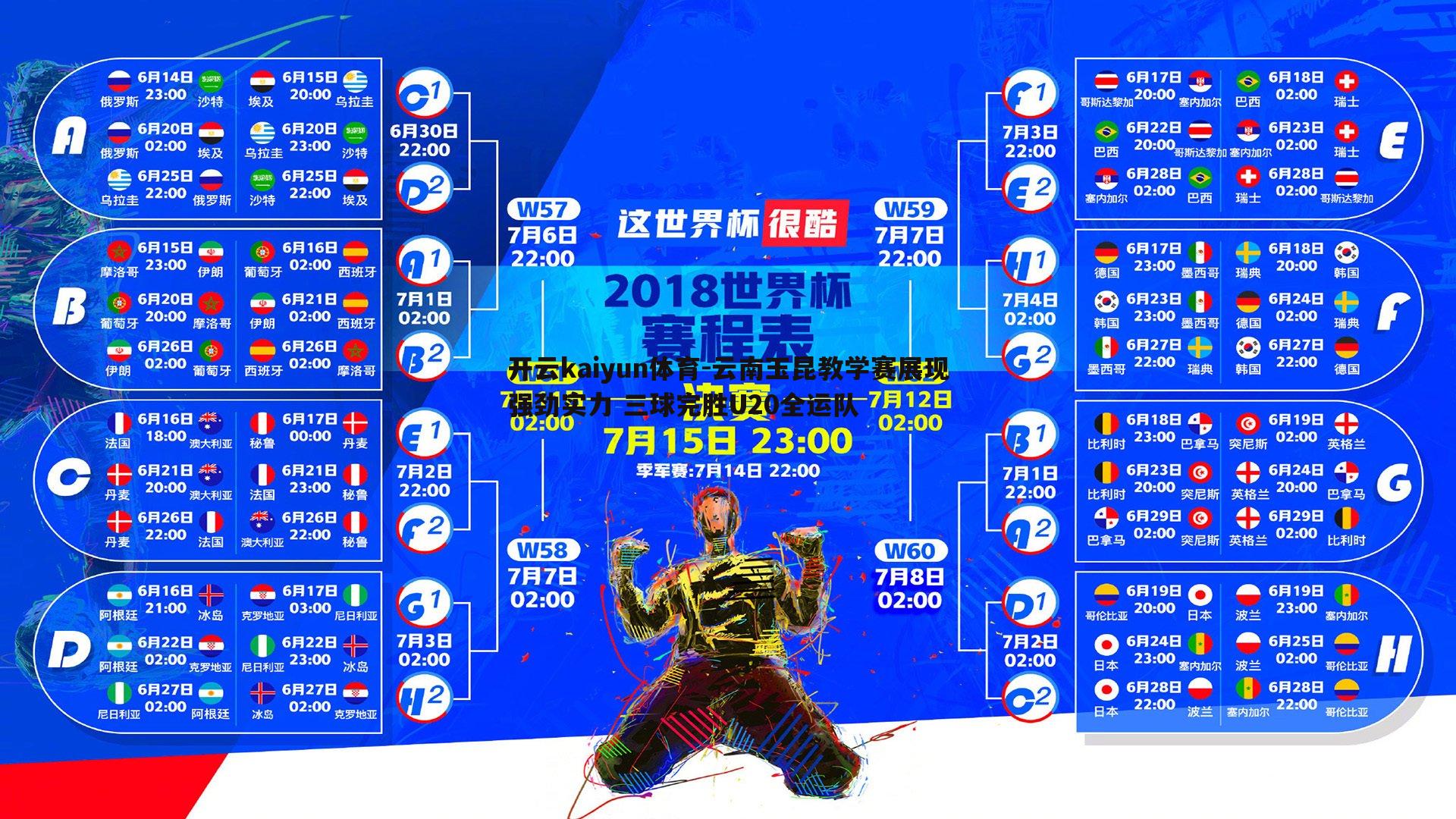 云南玉昆教学赛展现强劲实力 三球完胜U20全运队